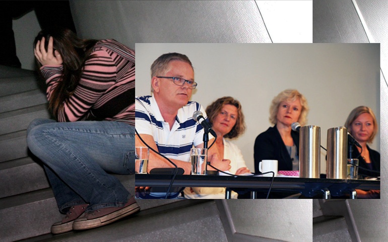 Tvang - som natt og dag? Paneldebatt, Litteraturhuset, 21.mars, 2012 - © Illustrasjonsfoto:www.colourbox.com/Astrid Borchgrevink Lund/Erfaringskompetanse.no (Collage: NAPHA) Tvang - som natt og dag? Paneldebatt, Litteraturhuset, 21.mars, 2012